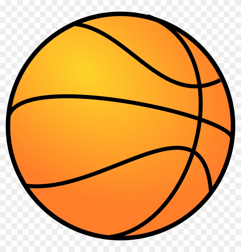 basketball hoop and ball clipart image