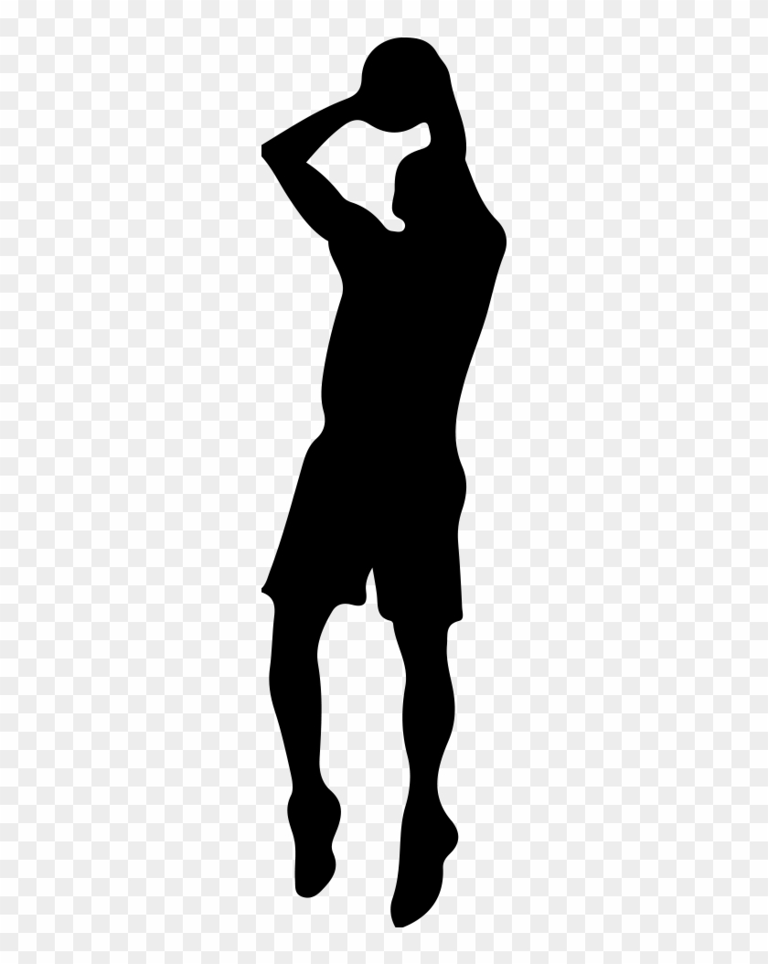 girl basketball player clipart shooting