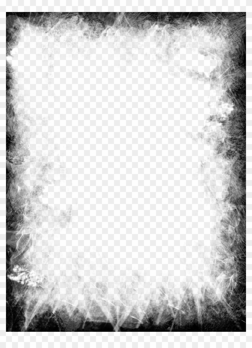 Download Grunge Black Frame Transparent Png - White Png Frame Paint ...