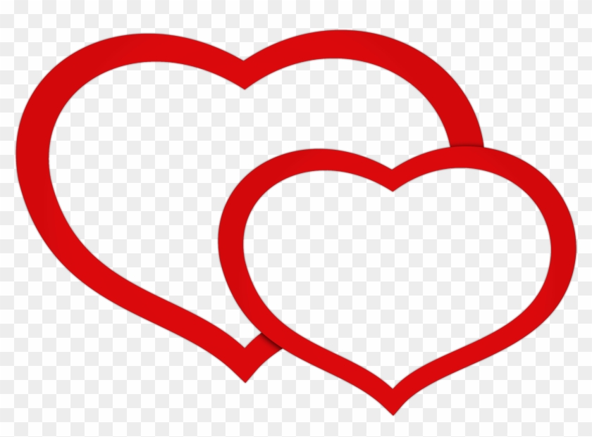 Double Heart Shape Png, Transparent Png 2808x1993(306516) PngFind