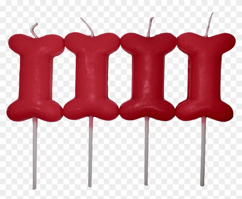 Dog Bone Shape Candle Pawsome Doggie Dog Birthday Candles 4 Pack Bone Shape Hd Png Download 1280x955 307340 Pngfind