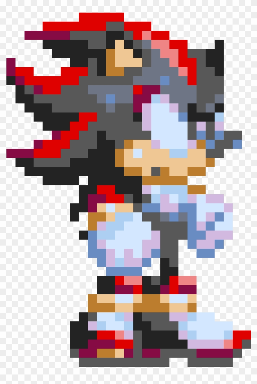 Death Battle Wiki - Shadow The Hedgehog Pixel Art, HD Png Download