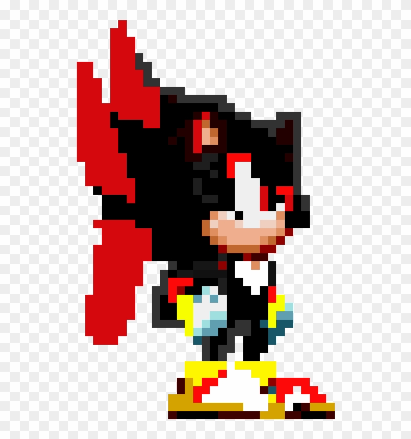 Sonic Mania Shadow Sprite Pixel Art Sonic Mania Hd Png Download