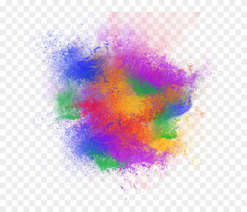 Powder Background Rainbow Png And Rainbow Color Splash Png