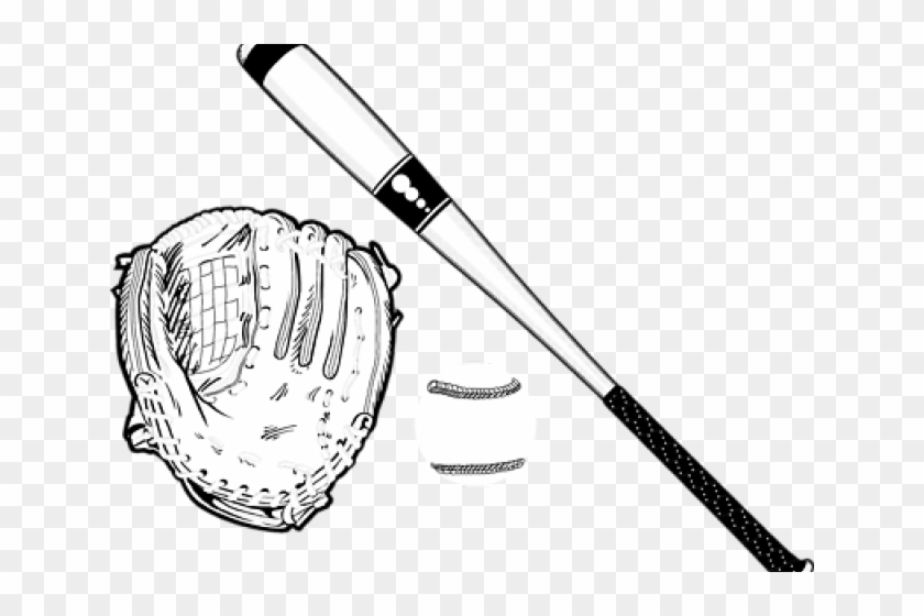 Download Baseball Bat Clipart Clear Background Baseball Glove Drawing Hd Png Download 640x480 3009357 Pngfind