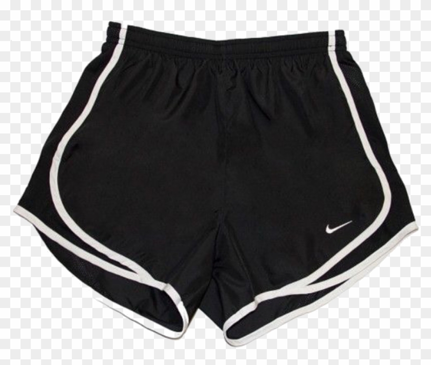 black shorts transparent