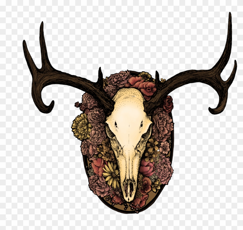 Deer Skulls Transparent Background, HD Png Download - 1280x1223