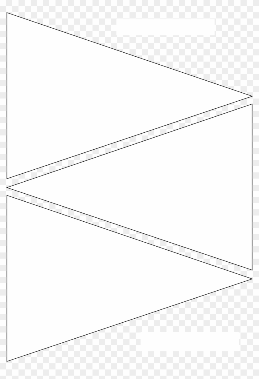22 Free Printable Templates Pennant Banner Template, - Bunting Within Triangle Banner Template Free