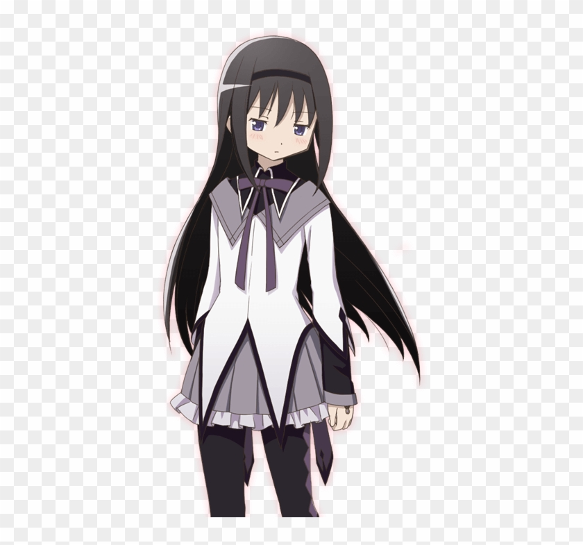 Anime Characters Who Resemble My Personality - Homura Akemi Transparent, HD  Png Download - 453x704(#3051289) - PngFind