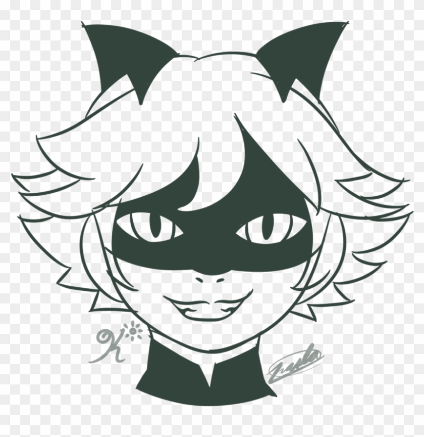 Chat Noir - Miraculous Ladybug - Karlaserna - Illustrations - Cartoon, HD  Png Download - 960x960(#3052962) - PngFind