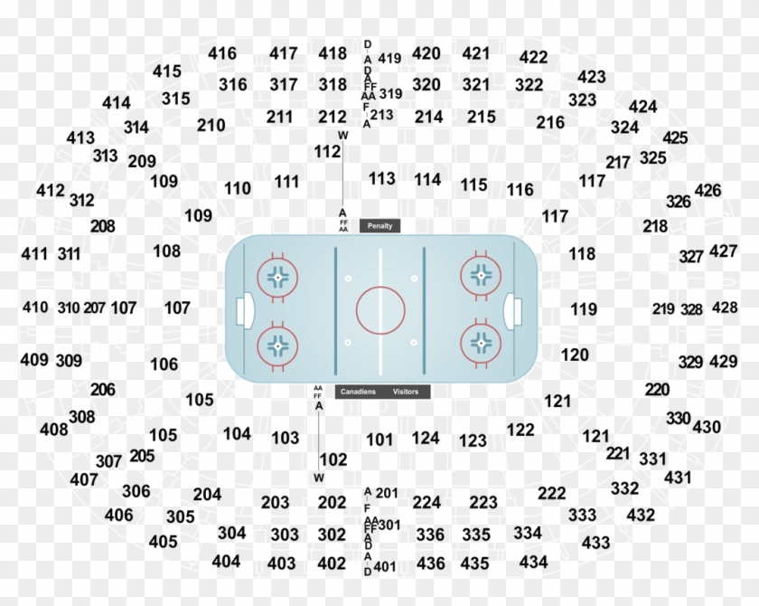 Penguins Hockey Seating Chart