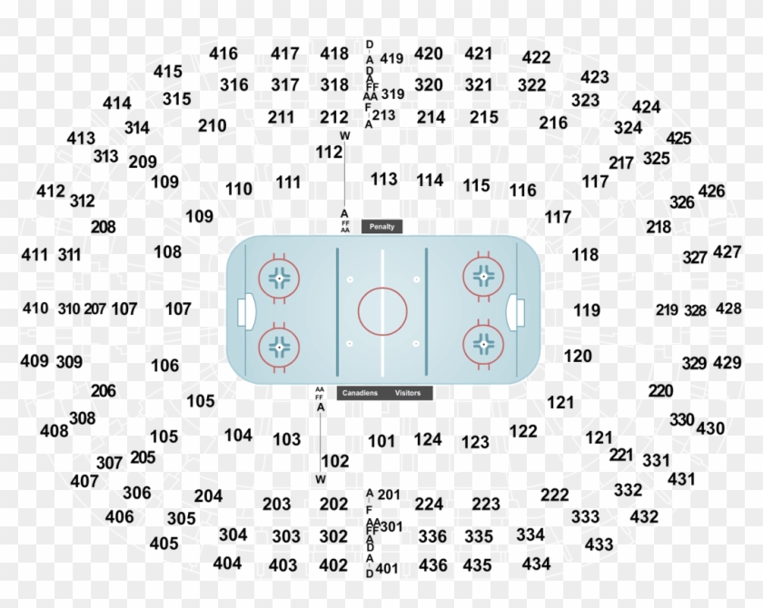 Montreal Canadiens Seating Chart 3d