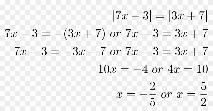 Absolute Value Equations Inequalities Educational Research Double Absolute Value Equations Hd Png Download 1417x675 3061723 Pngfind
