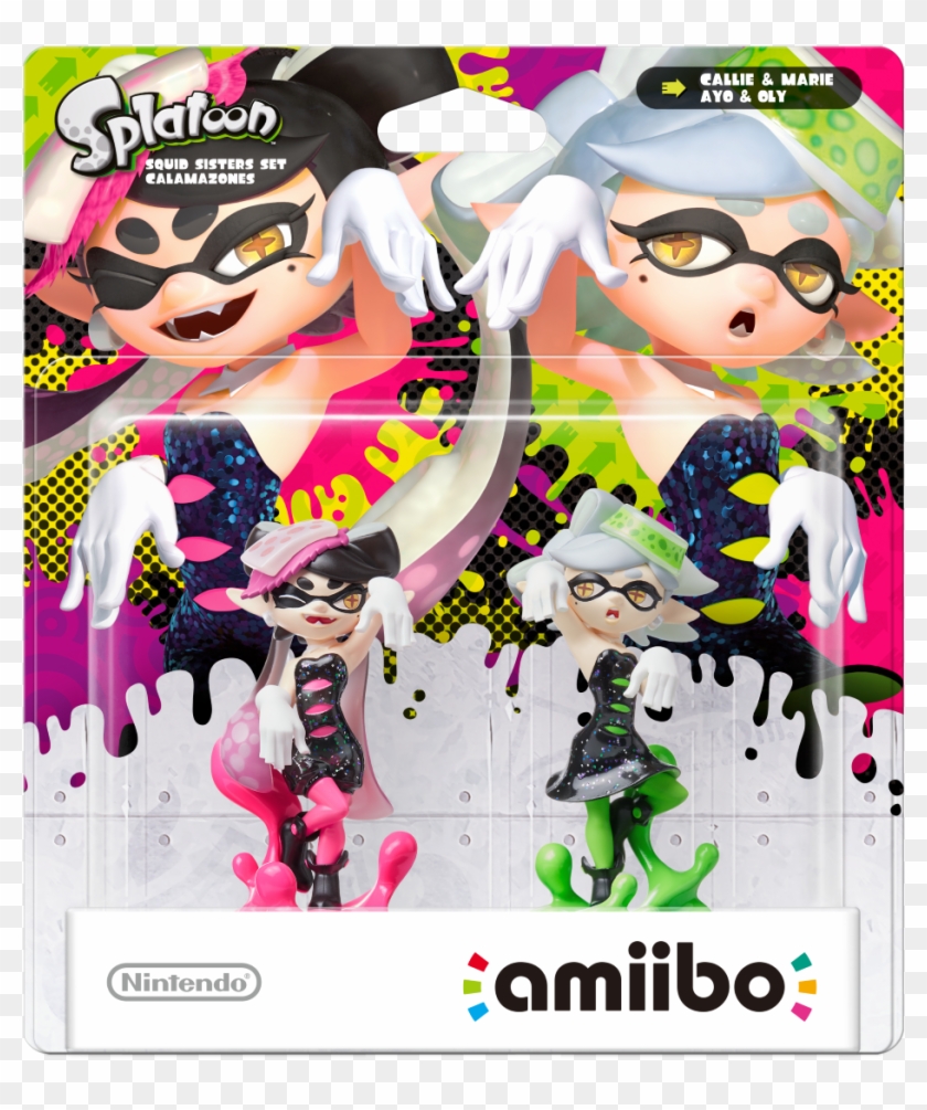 Callie And Marie Box Splatoon Amiibo Squid Sisters Hd Png Download 1080x1216 3067367 Pngfind - free png download callie and marie roblox png images splatoon