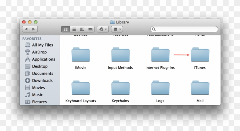 Show library folder mac