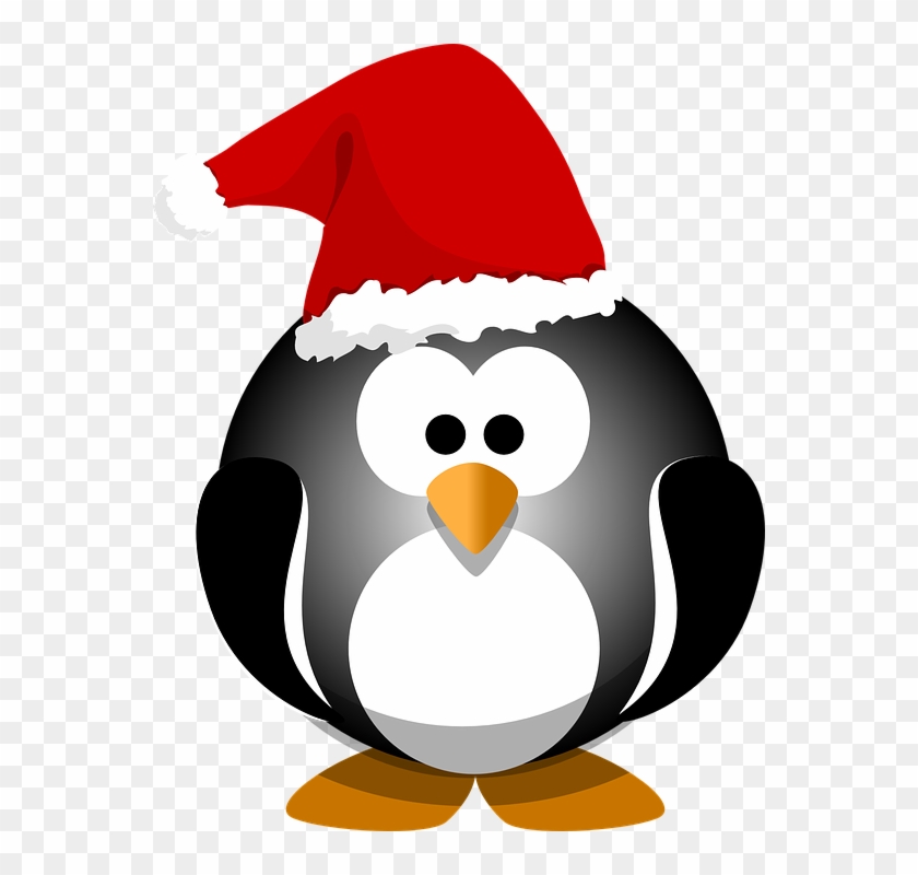 Santa Hat Clipart Holiday Hat - Cartoon Penguin With Santa Hat, HD Png Download - 560x720(#3095731) - PngFind Santa Hat Clipart Holiday Hat - Cartoon Penguin With Santa Hat, HD Png Download - 560x720(#3095731) - PngFind
