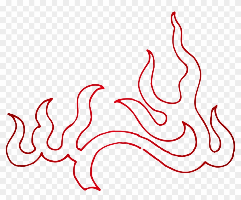 Clipart Flames Line Fire - Fire Line Art Png, Transparent Png -  4018x3146(#3098583) - PngFind