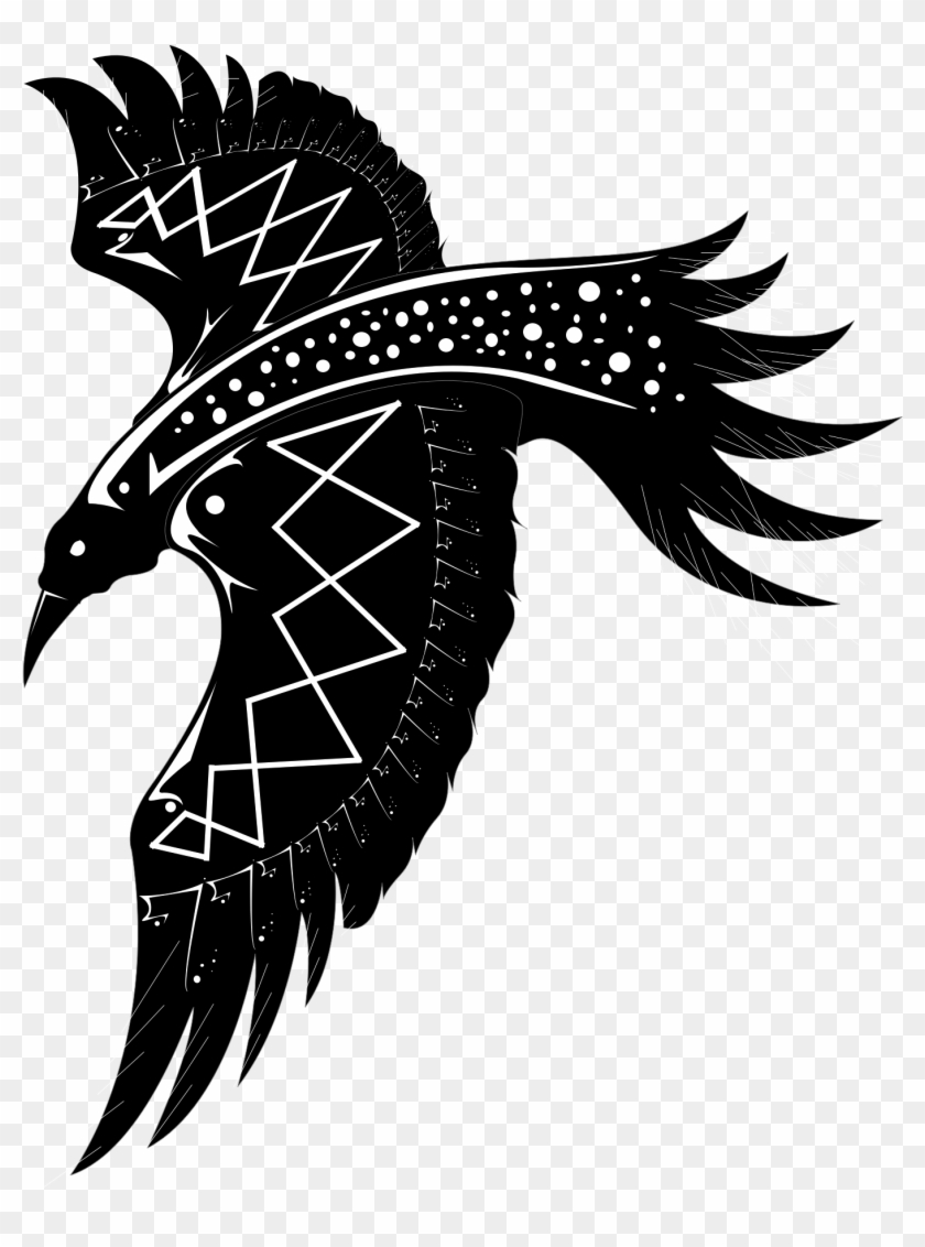 Black Hole Tattoo - Raven Vector, HD Png Download - 1628x2118(#311307) -  PngFind