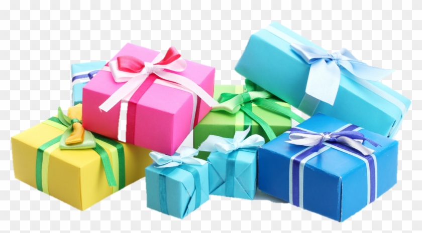 Birthday Presents Png Clipart - Gift Png, Transparent Png - 1416x803