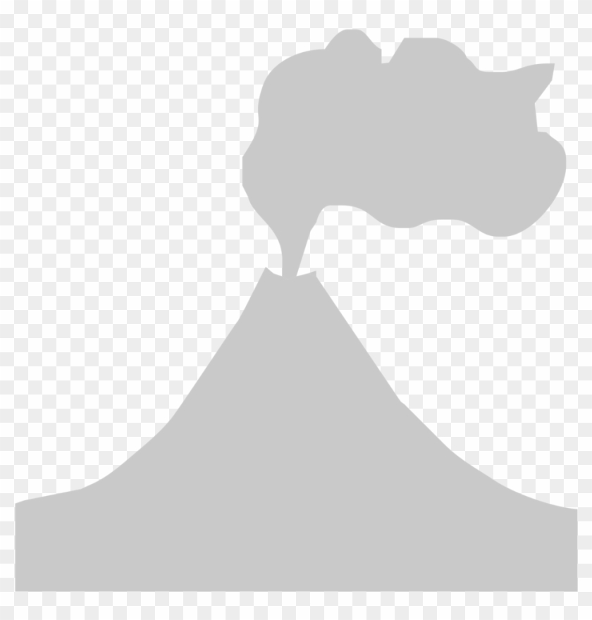 Volcano Icon - Black And White Volcano Png, Transparent Png - 1024x1024 ...