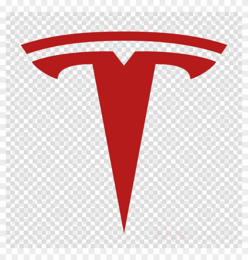 Download Red Tesla Logo Black Background Gif