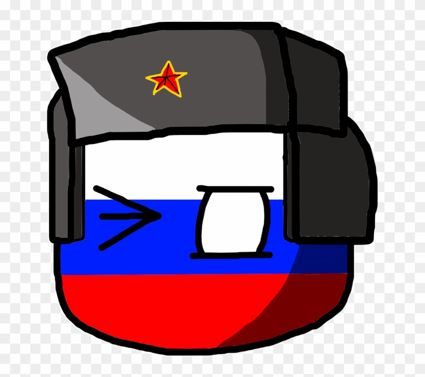 #russiaball #countryballs #russia #freetoedit - Russia Ball, HD Png