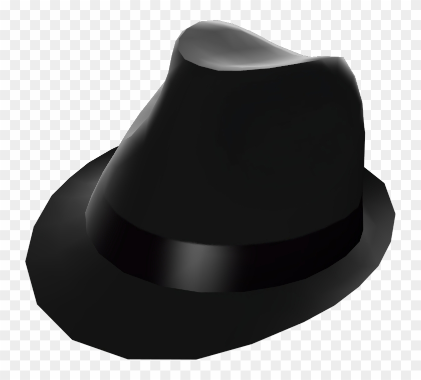Fedora Clipart Spy Hat - Black Fancy 
