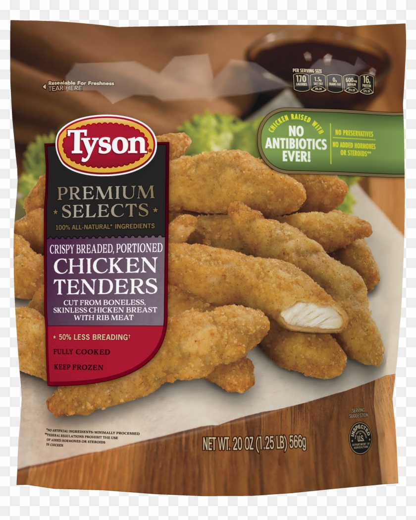 Tyson Premium Selects Crispy Breaded Portioned Chicken Tyson Premium Selects Chicken Tenders Hd Png Download 2400x2400 3126646 Pngfind