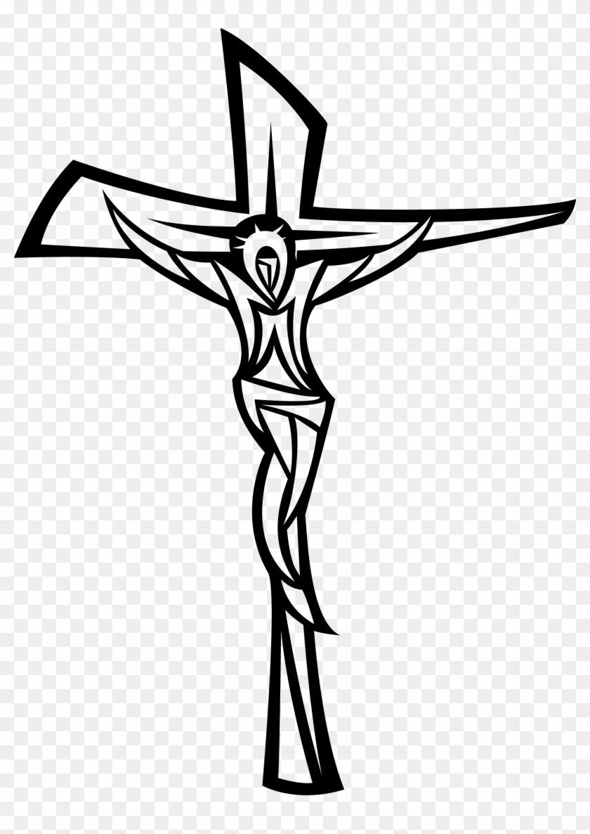 Jesus Drawing Crucifix - Cruz De Cristo Dibujo, HD Png Download -  1779x2428(#3129998) - PngFind