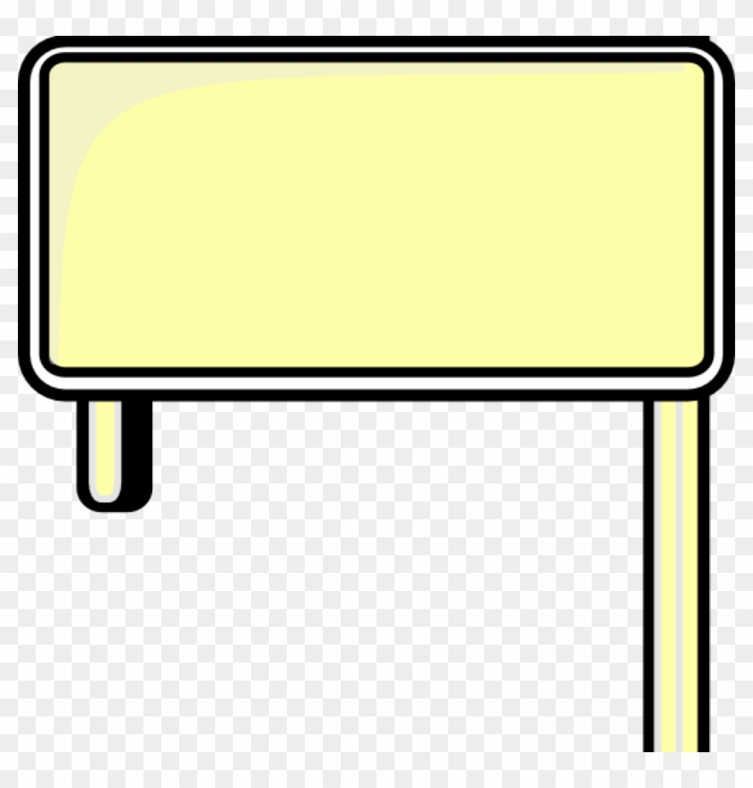 Blank Sign Clipart Highway Sign Blank Clip Art At Clker Hd Png Download 1024x1024 Pngfind