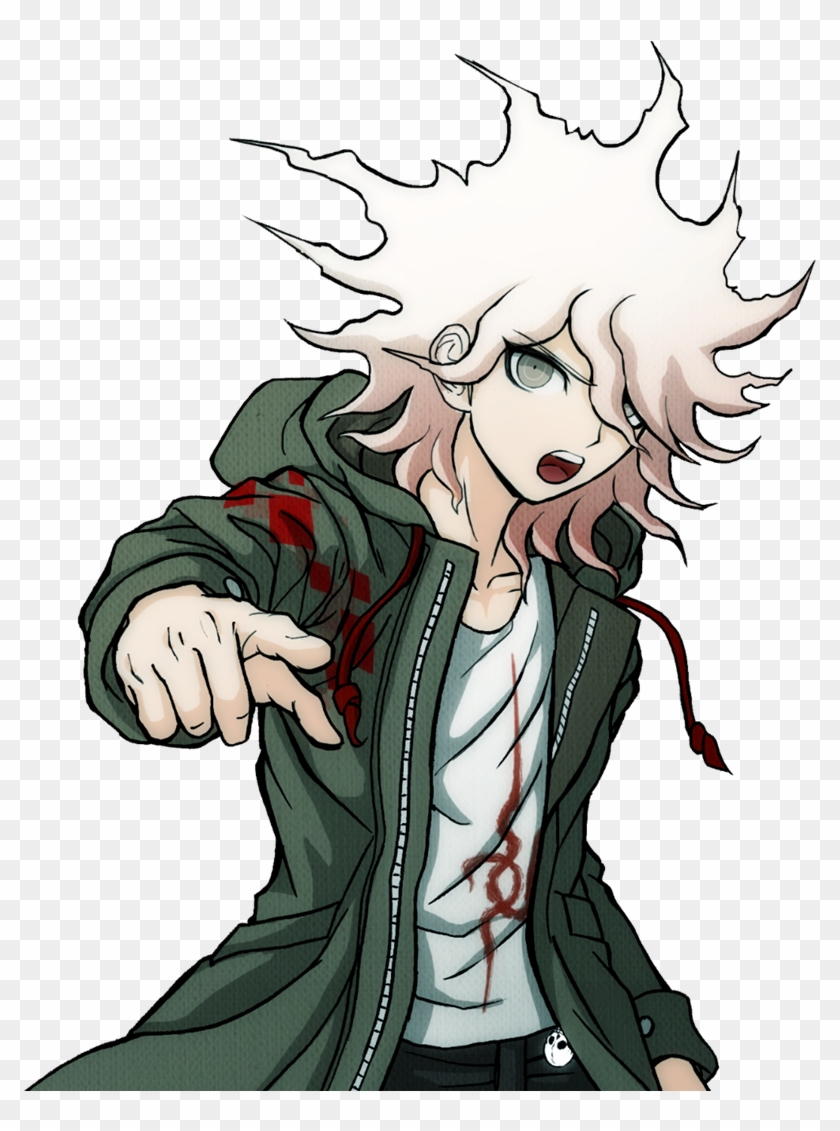 775 Kb Png - Danganronpa 2 Nagito Sprites, Transparent Png, 794x1051, png d...