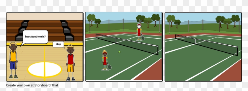 Tennis - Tennis Court Oath Comics, HD Png Download - 1164x385(#3161165) -  PngFind