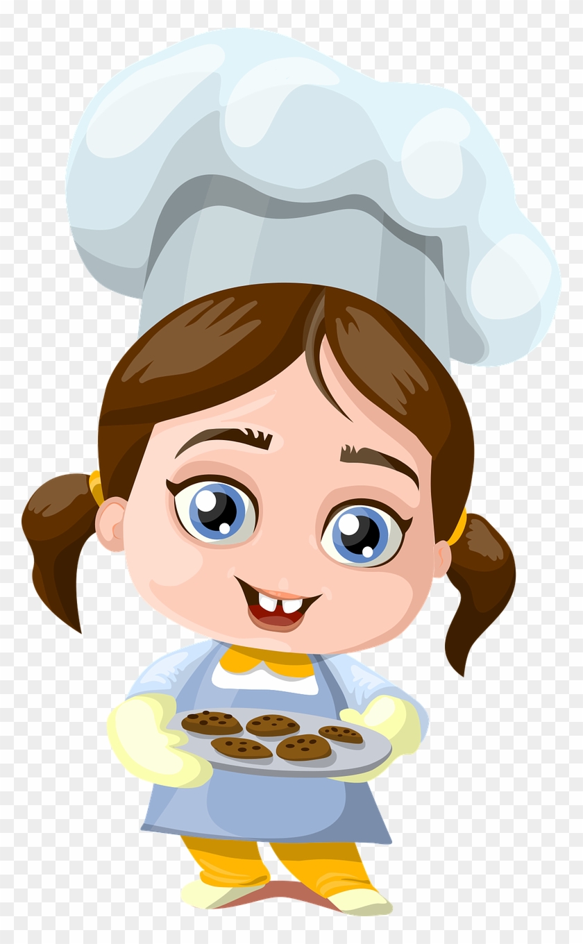 Girl Cookies Cooking Cook Png Image - Cook Girl Cartoon Png, Transparent Png  - 778x1280(#3162605) - PngFind