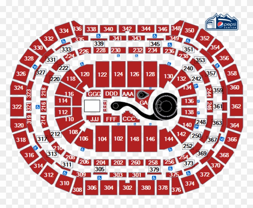 Pepsi Center Seating Chart Monster Jam