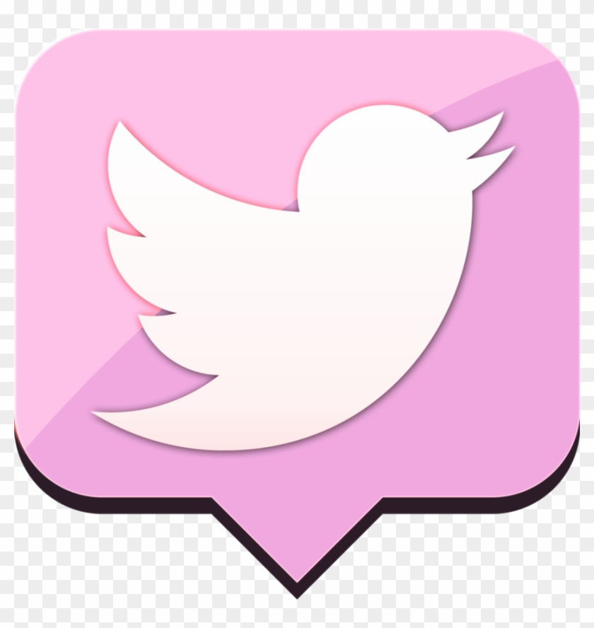 Icon By Selviiwd Twitter Logo Transparent Pink Hd Png Download 8x8 Pngfind