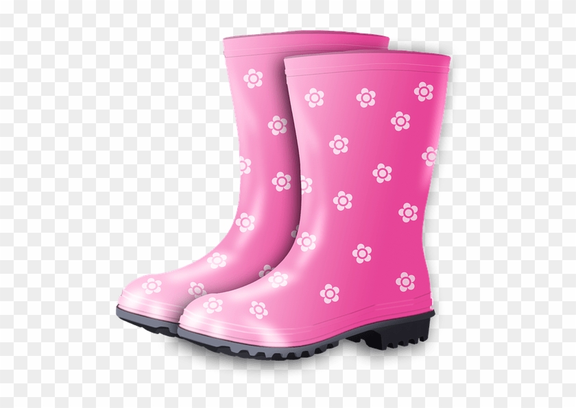 rain boots transparent