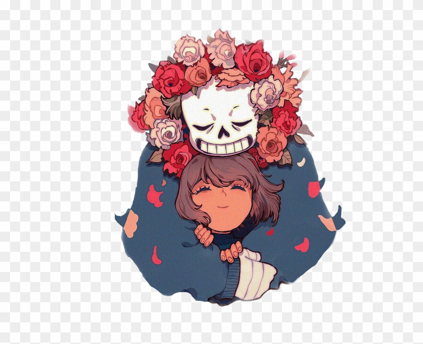 Frans Flowers Undertale Frisk Sans Undertale Alice In Wonderland Hd Png Download 547x603 Pngfind