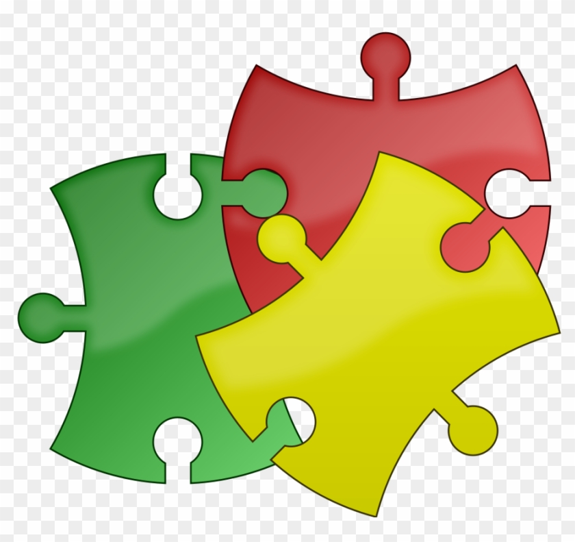 Collection Of Puzzle Clipart - 3 Piezas De Rompecabezas, Png - 900x805(#320767) - PngFind