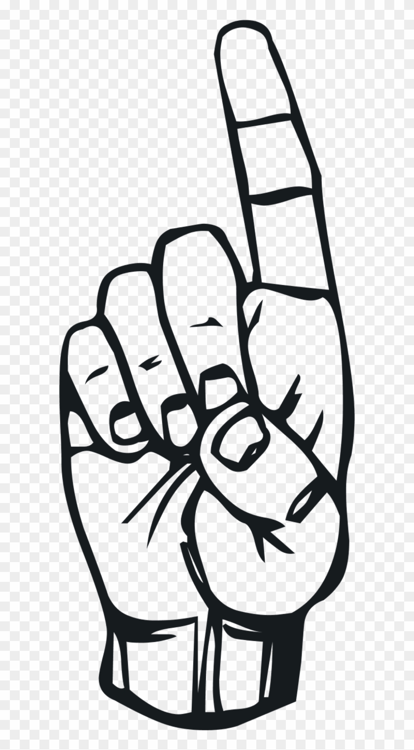 Pointing Finger Pictures - Finger Black And White Clipart, HD Png