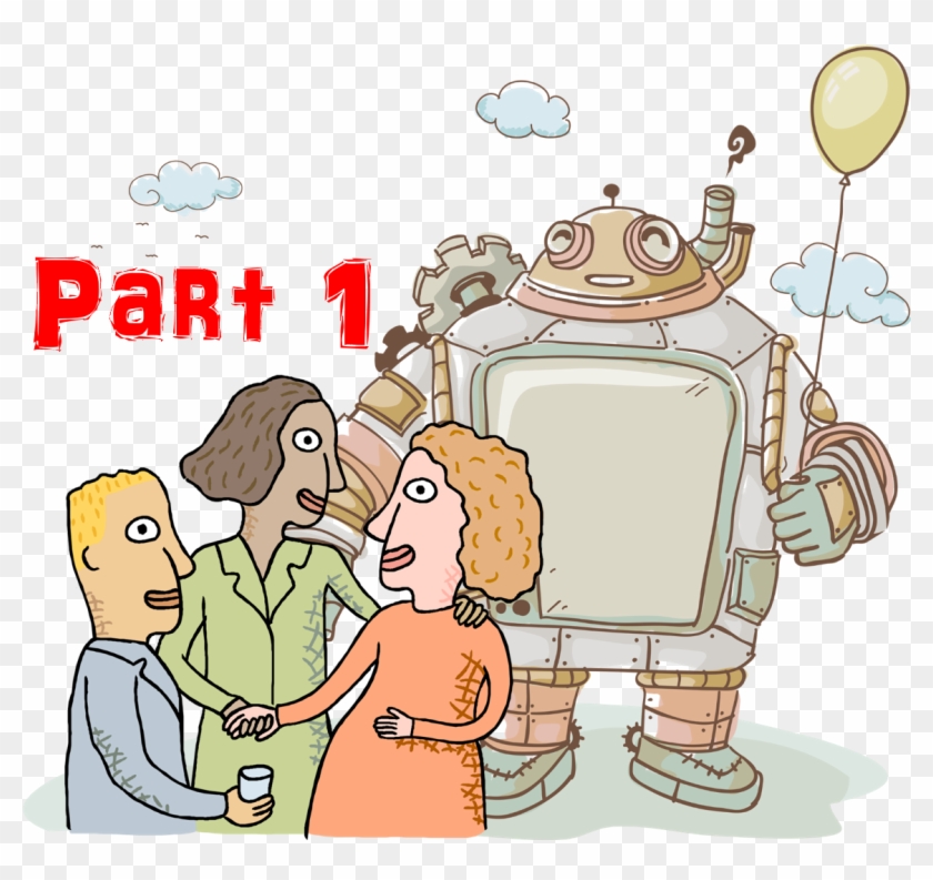 Illustration Clipart Two People Talking - Illustration of Many Recent