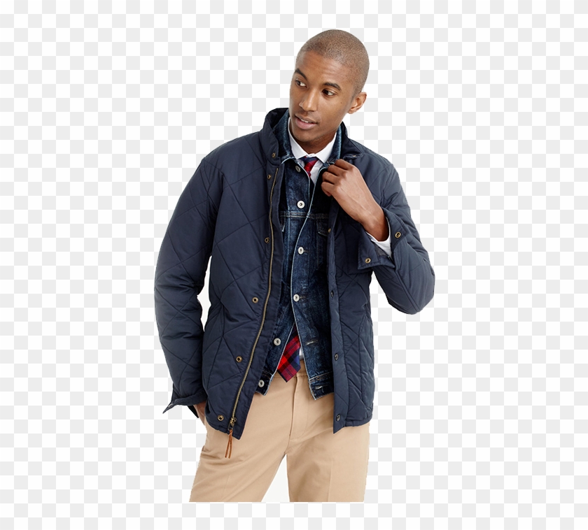 J Crew Quilted Jacket, Transparent Png 