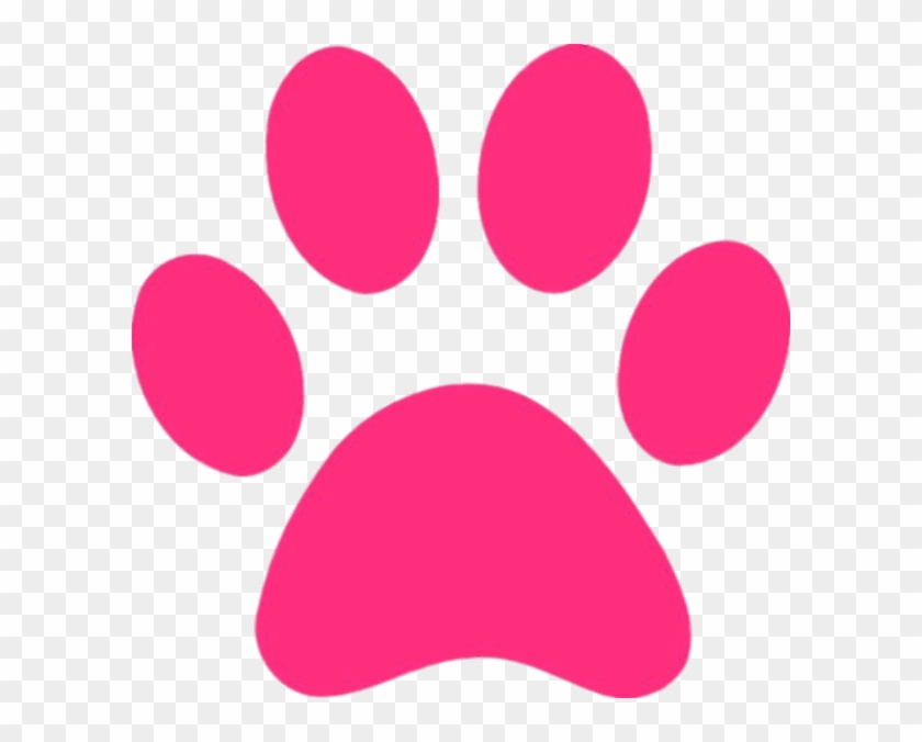 klodset Tænk fremad Diplomati Download - Pink Paw Print Png, Transparent Png - 600x596(#326176) - PngFind