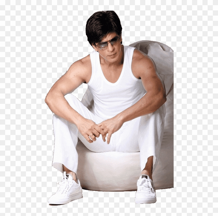 shahrukh khan in white t shirt