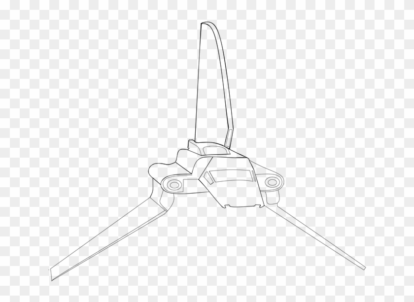 Drawing Spaceships Star Wars - Illustration, HD Png Download -  960x579(#3213952) - PngFind
