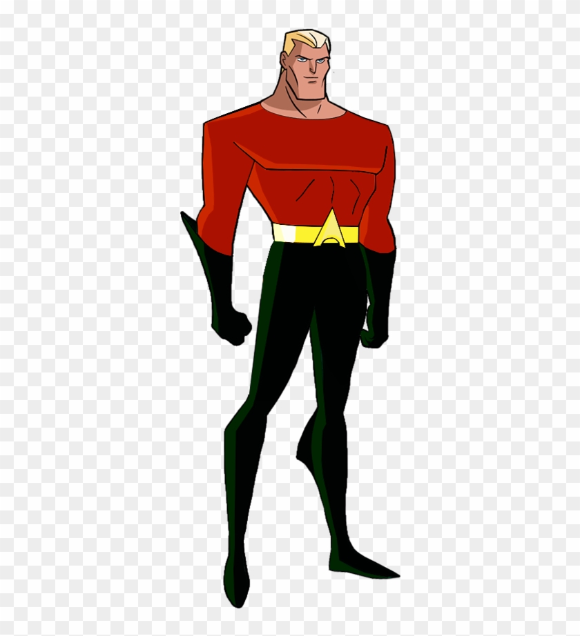 Aquaman Clipart Black And White Aquaman Animated Series Hd Png Download 450x850 Pngfind