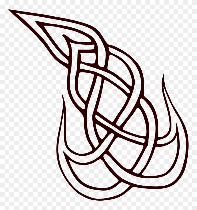 Celtic Knot - Celtic Line Art, HD Png Download - 768x816 ...