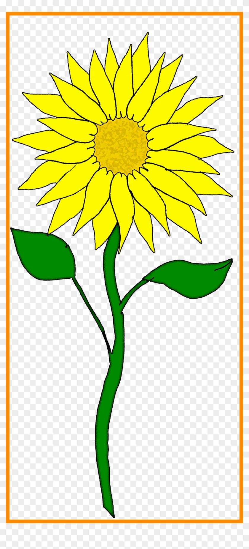 Free Free 103 Transparent Background Stem Sunflower Clipart SVG PNG EPS DXF File