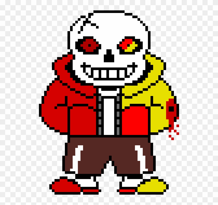 some cool sans pixel art of what i call the husk - Imgflip