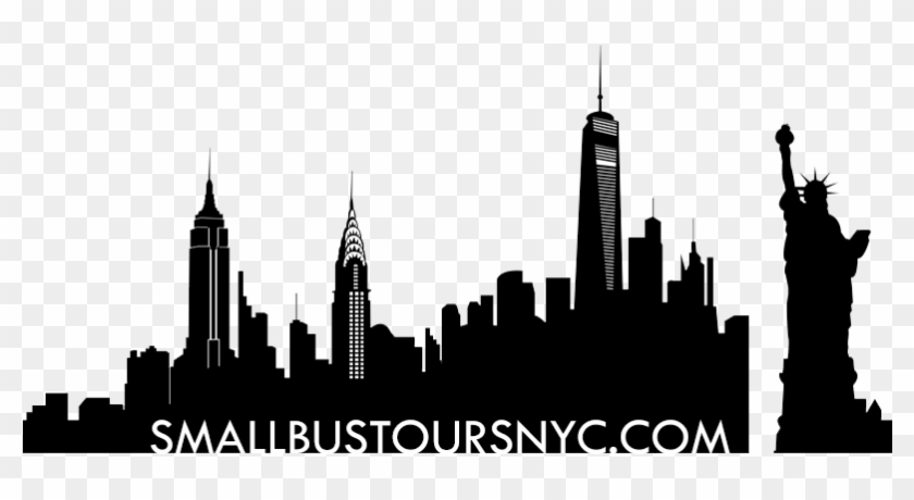 Ny Skyline Silhouette Png Silhouette Printable New York Skyline Transparent Png 801x566 Pngfind