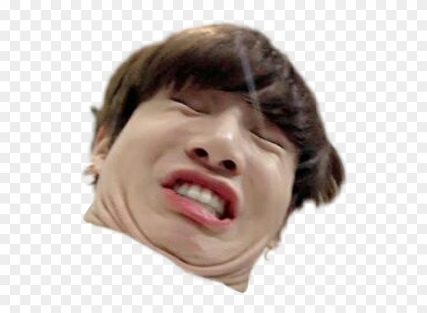 Funny Face Jung Kook - Jungkook Funny, HD Png Download - 526x535